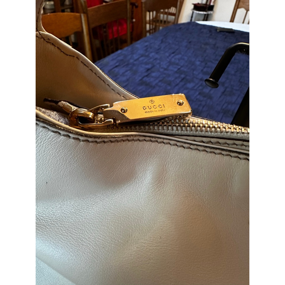 Gucci Cream Leather Hobo Bag - Picture 5 of 16